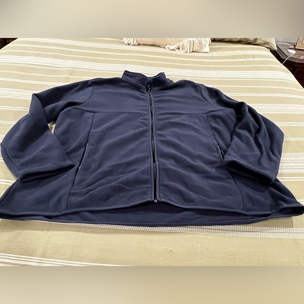 Port Authority Navy Full-Zip Women's Fleece Sweater